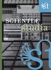capa da revista scientiae studia