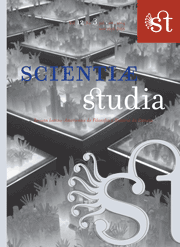capa da revista scientiae studia